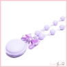 petit macaron necklace purple close