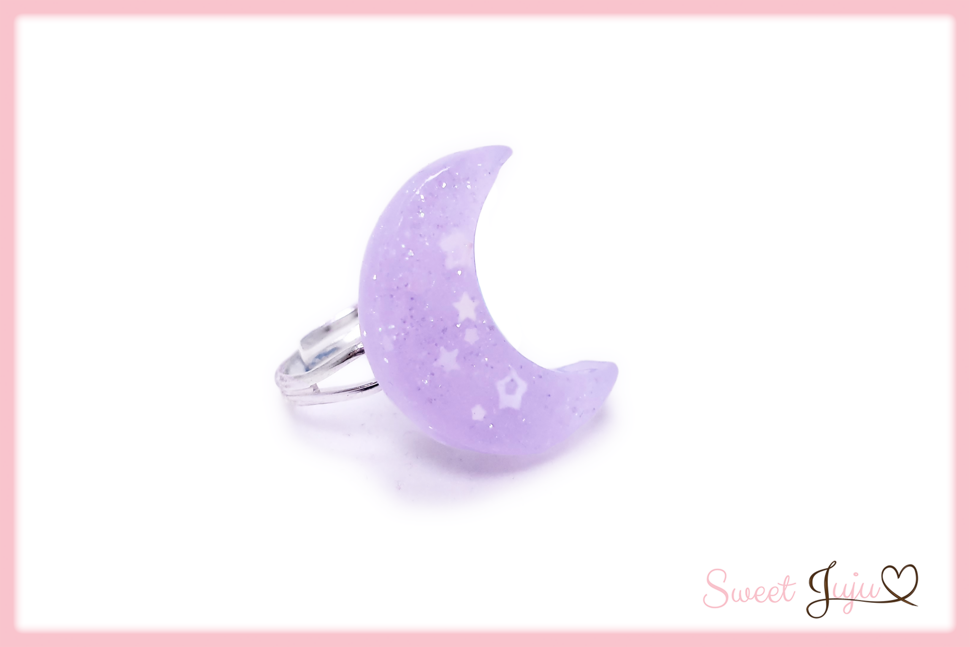 celestial angel ring lavender