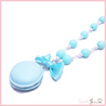 petit macaron necklace mint close