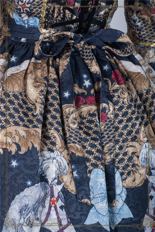 Circus Princess Onepiece in Black - Lolita Collective