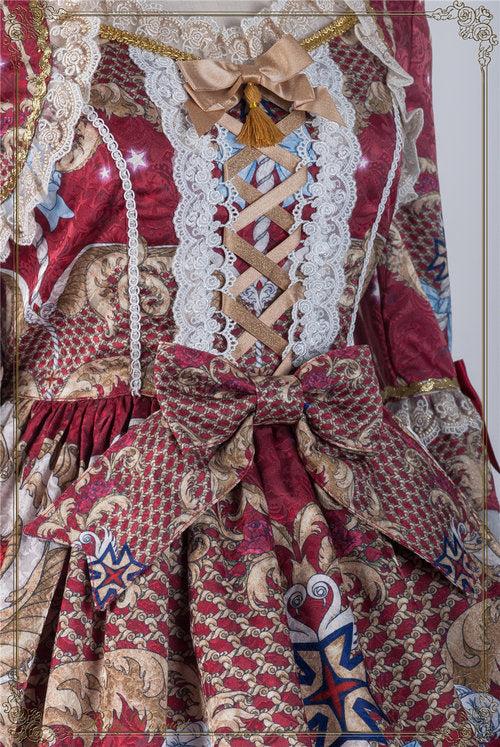 Circus Princess Onepiece in Red - Lolita Collective